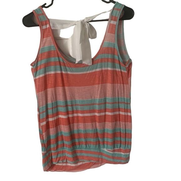 Pre Owned Women’s Lavish Maternity Tank Decorative Bow Top Sz Small Casual Style - Picture 7 of 10